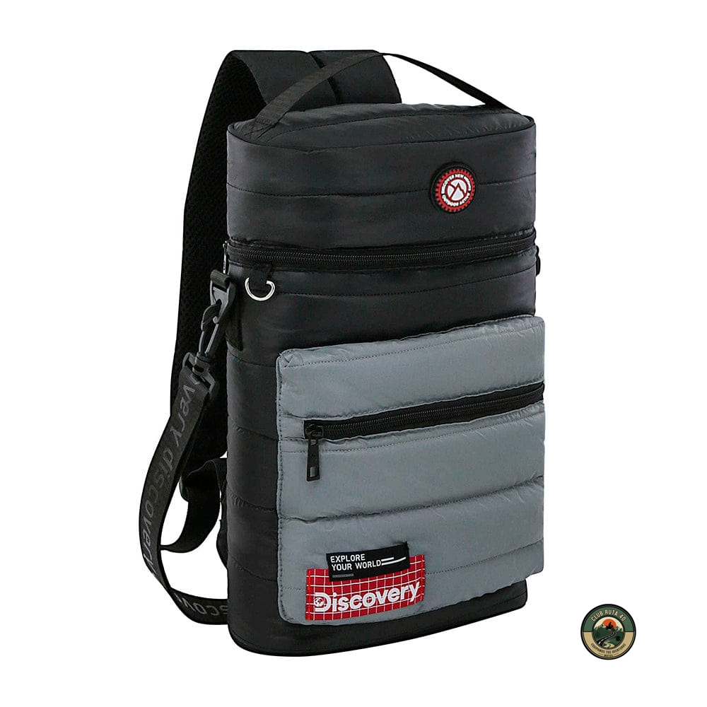 Mochila Matera Discovery Negra y Gris